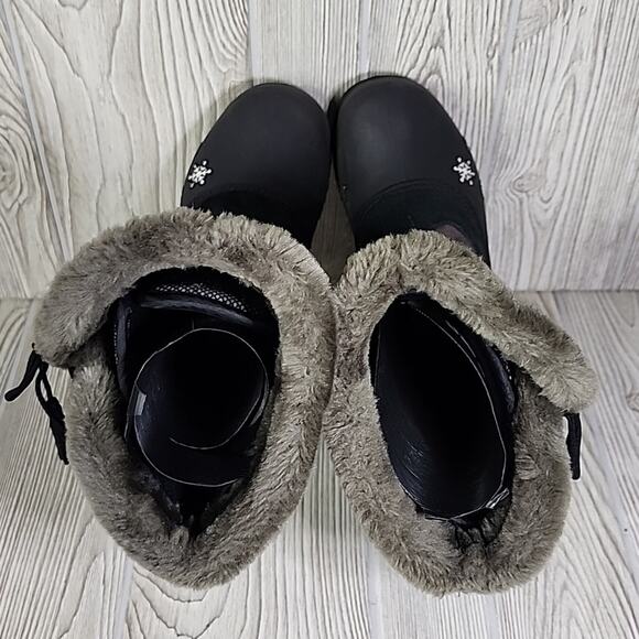 Baffin Cadee Charcoal Snow Boot Big Kid Size 4 - Picture 6 of 14